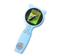 Microscope Portable Enfant - Loupe Digitale HD 50X 17x7,5x2,5cm | Monoculaire Double Lentille Avec Éclairage LED | Support Photo Vidéo Exploration Scientifique Collection De Pièces Outil D'Apprentissa
