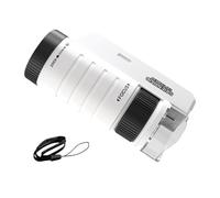 Microscope Portable - Jouet STEM pour | Microscope pédagogique ABS - Visionneuse Portable avec Lumière LED pour L'observation des Cellules Animales, L'exploration 'Apprentissage De