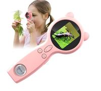 Microscope portable | Loupe numérique portable 50X - Multifonction, prend en charge la prise de photos et de vidéos, deux lentilles - pour la science des enfants, la découverte des enfants