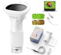 Microscope portable - Magrand numérique rechargeable 1000x, petit kit d'exploration de tige, dispositif d'observation de poche, outil de biologie optique interactif | Gadget scientifique portable pour