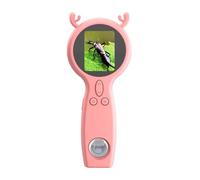 Microscope portable pour enfants avec grossissement 500x de 5,1 cm, protection des yeux, caméra intégrée pour extérieur microscope portable pour enfants