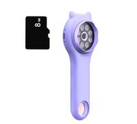 Microscope portable pour enfants avec objectif 200x et caméra vidéo inspirant la curiosité à l'esprit jouet éducatif en verre portable