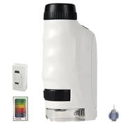Microscope portable pour enfants, microscope de poche avec lumière, microscope de connexion préscolaire 120X, microscope manuel éducatif pour enfants, jouet éducatif scientifique, mini microscope pour
