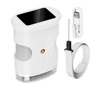 Microscope Portable pour - Jouet Éducatif Rechargeable 1000X, Microscope Numérique Manuel avec Écran 5 cm | pour Garçons Maison Laboratoire Exploration Nature