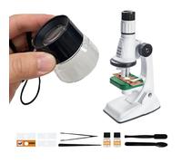 Microscope Portable pour - Loupe pour - Loupe Portative 200X-1200X pour Jeunes Scientifiques Élèves Maternelle Primaire Curieux