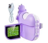 Microscope portable pour , microscope portable pour | Microscope numérique de dessin animé avec grossissement 1000X et 8 lumières LED - Écran LCD de 2 pouces, belle portée de découverte