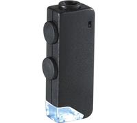 Microscope portable pour téléphone portable 60x-100x LED Microscope de poche avec lentille en verre optique Mini Portable