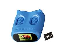 Microscope portatif avec caméra 4K, bleu | Design rechargeable pour l'exploration et l'aventure avec appareil portable adapté pour les enfants débutants et