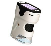 Microscope portatif de conception portable, microscope compact avec mémoire 32G et lumière LED pour adultes pour l ' éducation et la recherche, les enquêtes en plein air