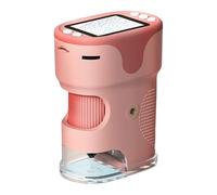 Microscope portatif de conception portable, microscope compact avec mémoire 32G et lumière LED pour adultes pour l ' éducation et la recherche, les enquêtes en plein air