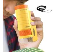 Microscope portatif pour enfants, microscope portable pour enfants - Microscope portable éducatif - Microscope réglable de la science de l'étudiant à LED pour l'éducation de Minilabsters