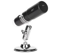 Microscope Portatif, Résolution 640x480 WiFi USB Microscope Caméra Charge USB Support en Métal Flexible pour Ordinateurs Portables pour étudiants