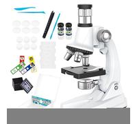 Microscope pour | Apprentissage 100X-1200X,Microscope d'apprentissage Scientifique pour - pour Laboratoire Domestique Salle de Classe Étudiants