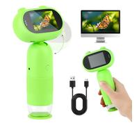 Microscope pour Enfant, Microscope Portable Microscopes Numérique pour Enfants, avec Écran IPS 2.0 Pouces, 500X-1000X, 8 Lumières LED, Soutien Photo et Vidéo, Port USB vers PC