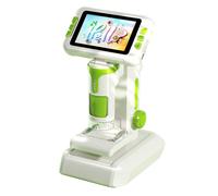 Microscope pour enfants 4,0 pouces 1080P rotation à 180°, gradation à trois vitesses, 6 lumières LED, prend en charge 12 langues