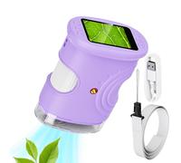 Microscope pour jouets scientifiques éducatifs rechargeables 1000X, microscope numérique portable avec écrans de 2 pouces | pour filles, enfants, maison, école, laboratoire nature Al Ai