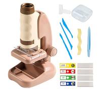 Microscope pour - Kit d'agrandissement pour - Jouet scientifique éducatif expérimental - Jouet éducatif pour les activités de développement précoce - Pour filles à partir de 2 ans :