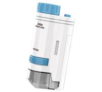 Microscope pour - Kit de microscope de poche compact, 200 x Magnification optique Science Toy | Microscope portable avec lentilles zoom à haut zoom pour étudiants de découverte en