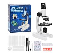 Microscope pour Les | Ensemble d'apprentissage Scientifique,Kit de Microscope 300-1200X pour Enfant | pour La Nature en Plein Air Et Le Jardin Salle De t La Maison Anniversaire Projets