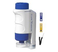 Microscope pour - Microscope de poche pour les | 80-160x Zoom STEMSCOPE avec lumière | Toys éducatifs en sciences portables pour les débutants de 8 à 12 ans garçons et filles