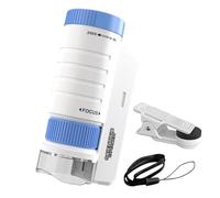 Microscope pour , microscope éducatif pour 60 x 120 x, jouet scientifique avec clip et corde pour téléphone
