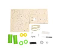 Microscope pour , microscope multiple, en bois d'agrandissement, kit de microscope pour apprentissage précoce, puzzle de cerveau pour l'école maternelle, multi-usage extérieur et intérieur