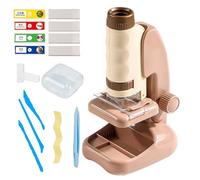 Microscope pour,Microscope Pédagogique Grossissement 60x-180x - Jouet Scientifique D'Exploration pour L'Apprentissage À La Maison, À L'École Et en Voyage