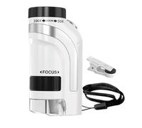 Microscope pour - Microscope portable, loupe de poche 50x-300x | Outil scientifique éducatif pour l'exploration et la découverte, choix idéal pour les garçons et les filles, salle de classe po