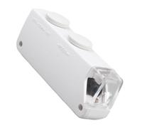 Microscope pour Smartphone Réglable 160x-200x, Loupe Blanche Compacte