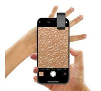 Microscope pour Téléphone 200X avec Clip Universel de Lumière LED, Mini Microscope de Poche de Type C, Accessoires de Caméra de Microscope de Lecture 4H pour Téléphone Intelligent (Noir)