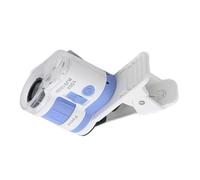 Microscope professionnel avec zoom 100 fois - Double lumière - Appareil ABS pour activités éducatives en plein air - Petite loupe LED pour étudiants et amateurs