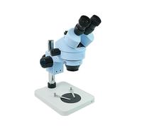 Microscope, Scope Stéréo Trinoculaire HD 7X-45X avec Lampe À LED for Scope De Réparation De Téléphone Portable