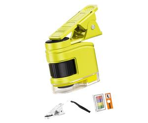 Microscope simple à utiliser pour enfants avec grossissement 10x, 30x, 60x et clip mobile, parfait pour l'école scientifique