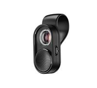 Microscope Smartphone Zoom 100X et Anneau LED avec Cache coulissant 30mAh - Noir