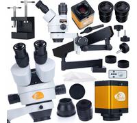 Microscope stéréo à bras trinoculaire Neptune Pro MSNP-T-WDMS1 + PEGASUS Pro KMPP-HDMI-TF Caméra de microscope 12mp Plantes PRO Series