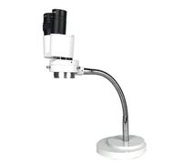 Microscope stéréo diamant LED avec oculaires 10x, objectif 0,8x, grossissement 8x, distance de travail de 145 mm, idéal pour l'inspection des pierres précieuses et l'examen de la cavité buccale
