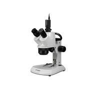 BRESSER Microscope stéréo trinoculaire Analyth STR 10x-40x avec caméra oculaire MikrOkular LF Full HD