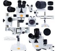 Microscope stéréo trinoculaire Rosfix Jupiter Pro MSJP-T-SDMS1 sur portique