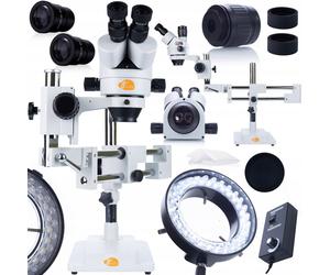 Microscope stéréo trinoculaire Rosfix sur portique Jupiter Pro MSJP-T-SDMS1 + il