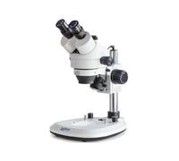 Microscope stéréo zoom Kern OZL 464, trino, Greenough, 0,7-4,5x, HWF10x20, 3W LED
