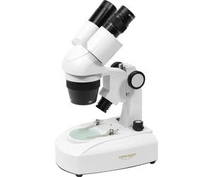 Microscope stéréoscopique Omegon StereoView, Loupe binoculaire, Vue stéréo, 80x, LED