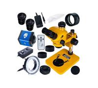 Microscope Stéréoscopique Trinoculaire Sirius Pro MSSP-T-PS1-O - Zoom 7-50x Optique Greenough WF10X/22 C-Mount