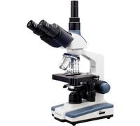 Microscope trinoculaire de laboratoire à LED 40X-2500X avec scène mécanique 3D à 2 couches