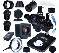 Microscope Trinoculaire Pro 7-45x avec Caméra 5MP