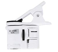 Microscope Universel 60x LED UV CLIGHT Camera DE Clique DE Clique DÉTACHABLE Clip Micro Lens pour Smartphone Lentille de téléphone Mobile