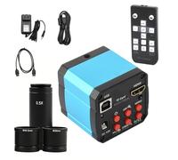 Microscope USB 21MP avec Caméra Microscope Numérique 1080P 60FPS, Sortie HDMI/USB C-Mount pour Soudure PCB, Laboratoire Et Inspection Industrielle De Précision