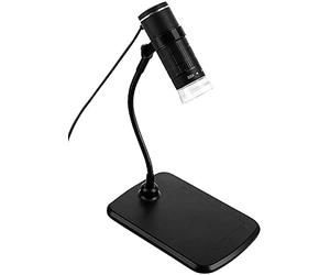 Microscope USB compatible OTG avec grossissement x1000 et éclairage LED DM-250 [Somikon]