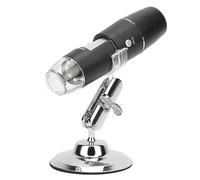 Microscope USB Numérique, 0x-1000x Microscope Mobile LED Microscope de Poche avec Une Fonction WiFi du Support Réglable Compatible avec la Tablette Android iOS