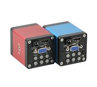 Microscope vidéo Industriel numérique, caméra 1080P 14mp VGA, Grand Objectif visuel à Mise Point Fixe de 35mm, Distance Travail élevée pour la réparation et la Soudure(Camera)