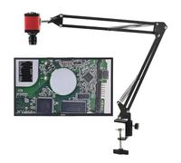 Microscope vidéo Industriel numérique, caméra 1080P 14mp VGA, Grand Objectif visuel à Mise Point Fixe de 35mm, Distance Travail élevée pour la réparation et la Soudure(51CM Full Set)